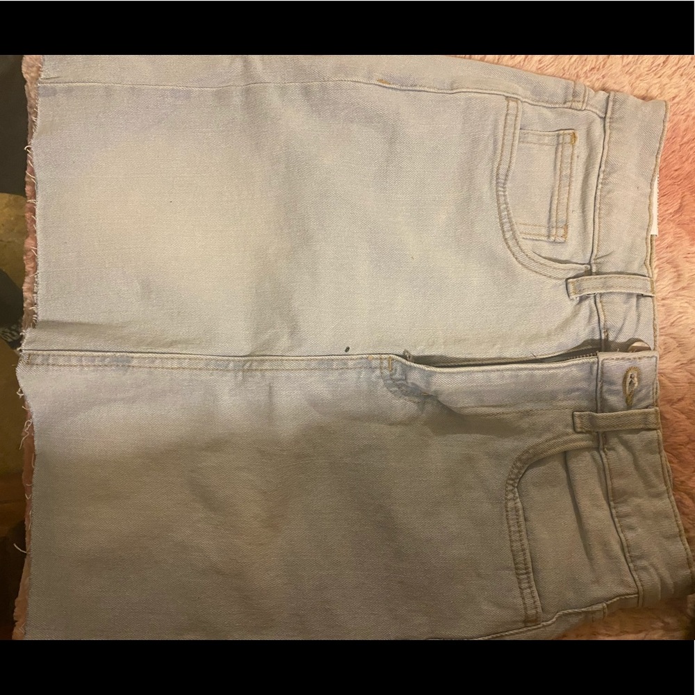 Denim High Rise Skirt Cotton On